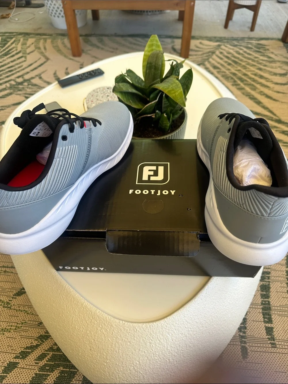 FootJoy Men's Athletic Golf Shoes - Gray/Black